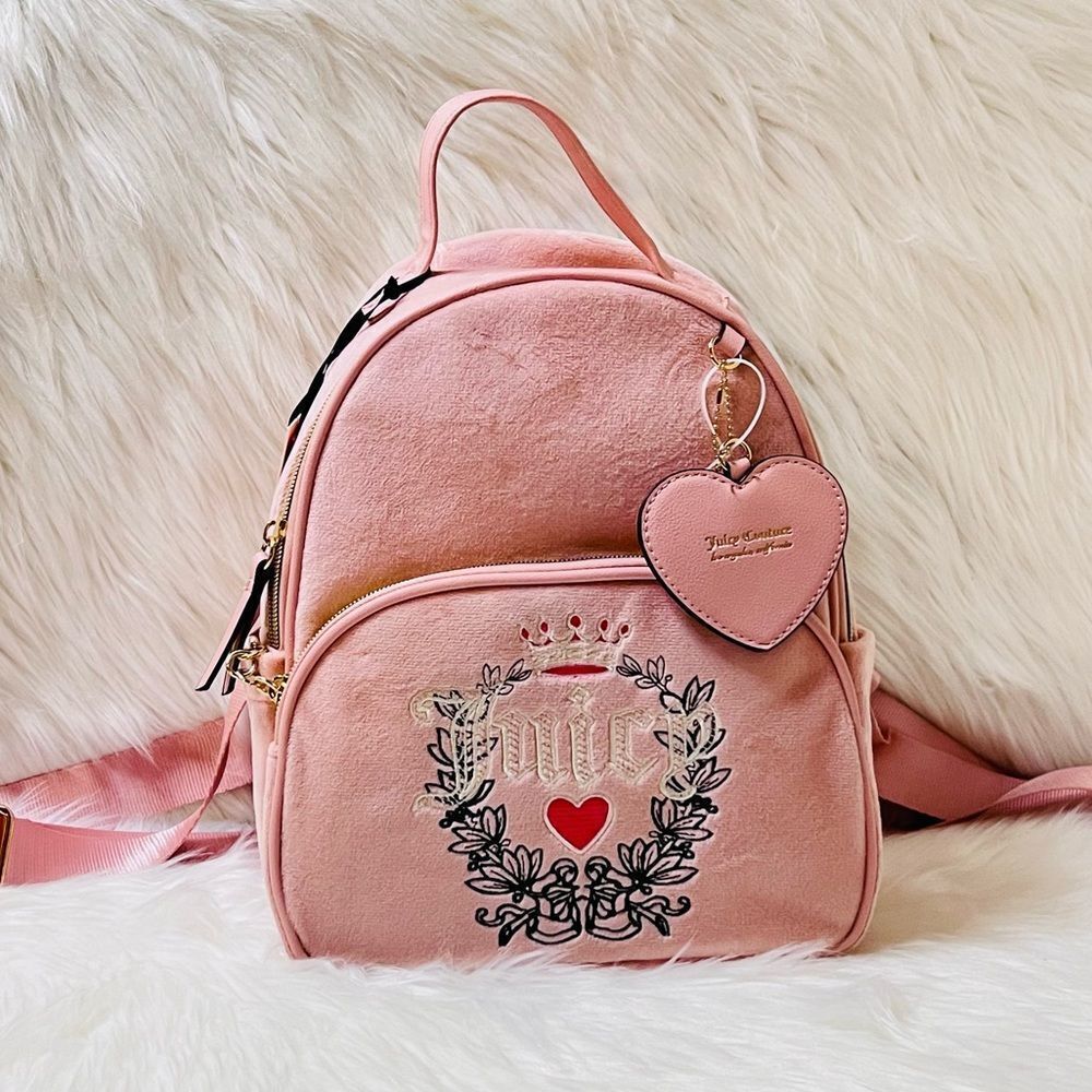 Juicy Couture Heritage Velour Backpack